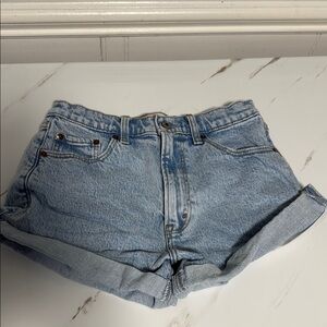 Abercrombie & Fitch Light Blue Jean Shorts